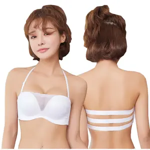 WX148 Summer smooth and smooth bra collection bra new adjustment no trace no ring girls underwear bra