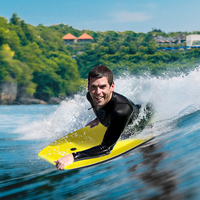 WOOWAVE Bodyboard 42'' en IXPE avec laisse enroulée, planche légère et durable pour adultes et adolescents, idéale pour les passionnés de surf
