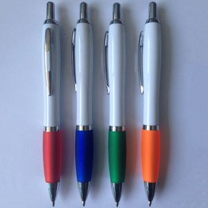 ปากกาลูกลื่นพลาสติกขายดี มีหลายสีให้เลือก - Product Image 1