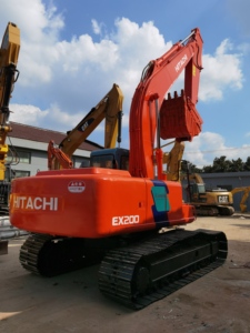 Excavadora de Cadena Larga Hitachi EX200LC-2 de Segunda Mano, Pintura Original, Excavadora de 20 Toneladas para Proyectos de Construcción - Product Image 3