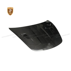 Pare-chocs avant en fibre de carbone sec Spoiler arrière Embouts d'échappement Couvre moteur Bodykit pour Porsche 718 <span class=keywords><strong>Cayman</strong></span> Upgrade to GT4RS Body Kit - Product Image 5