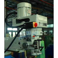 Machine de fraisage universelle verticale/horizontale à tourelle manuelle M5W de haute qualité, robuste et de précision, HengDaFlow 380V/220V