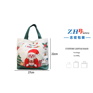 ZHYD 2025 nouveau noël vacances léger Durable petit sac fourre-tout sac de transport à la main - Product Image 3