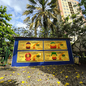 Billete Conmemorativo Estilo South Park con Lámina Dorada, Productos Coleccionables para Adornos de Dibujos Animados en 3D - Product Image 2