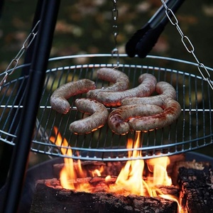 Barbecue suspendu sur <span class=keywords><strong>trépied</strong></span>, <span class=keywords><strong>pot</strong></span> de cuisson portable, brasero de chauffage pour cour, <span class=keywords><strong>pot</strong></span> suspendu, barbecue au charbon de bois - Product Image 6
