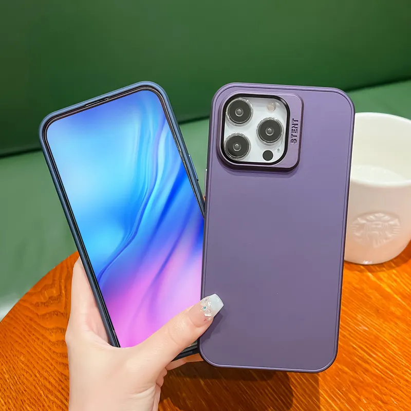 YaoSheng casing ponsel Tpu buram warna permen untuk Iphone 11 12 13 14 gaya Korea warna murni matte tahan guncangan untuk iPhone