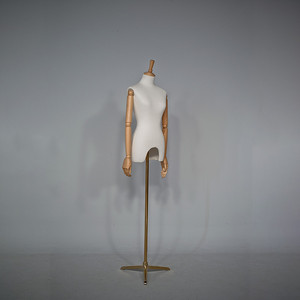 <span class=keywords><strong>Mannequin</strong></span> de <span class=keywords><strong>couture</strong></span> demi-corps réglable en PRV pour femme, avec bras en bois, modèle européen original pour vitrine, vente en gros - Product Image 2