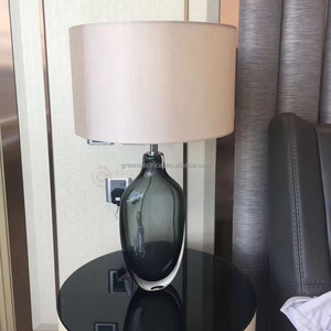 Chất lượng cao hiện đại điện LED ánh sáng ban đêm Murano kính vải trống bảng đèn cho khách sạn nhà phòng khách cạnh giường ngủ nghiên cứu - Product Image 5