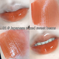 Rouge à lèvres brillant effet miroir, effet repulpant, huile d'avocat hydratante, éclaircissant pour lèvres foncées, teinte pêche estivale, formule bio