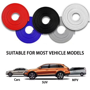 5 mètres voiture en forme de U porte moulure garniture voiture porte bord gardes Clips métalliques coupe-froid protection pointu accessoires extérieurs - Product Image 6