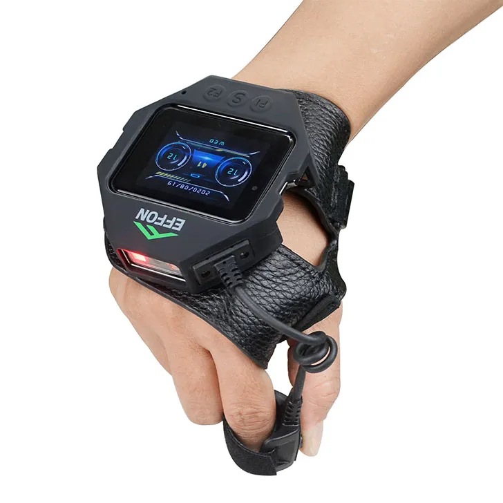 Wearable handheld scanning barcode computer device pda with ring scanner EW02