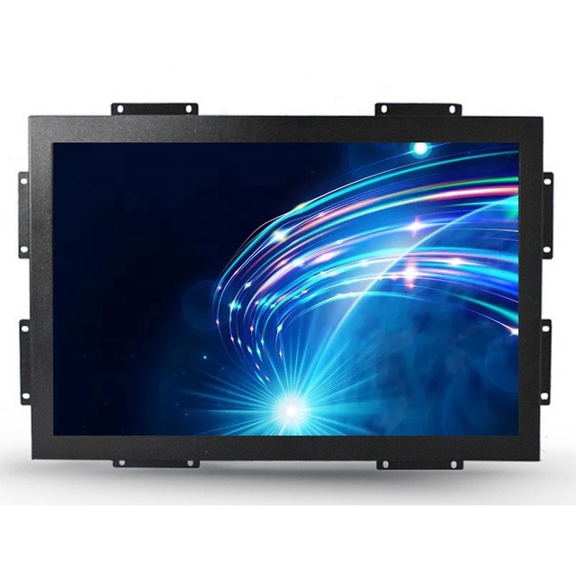 21.5-Inch Outdoor Open Frame IPS LCD Monitor Capacitive Touch Screen Industrial Display Screen for Desktop Built-in Speaker