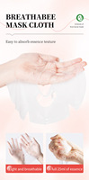Aangepaste Logo Fruitextract Gezichtsmasker Hydraterend Hydraterend Voedend Verhelderend Verzachtend Huidverzorging Gezichtsmasker