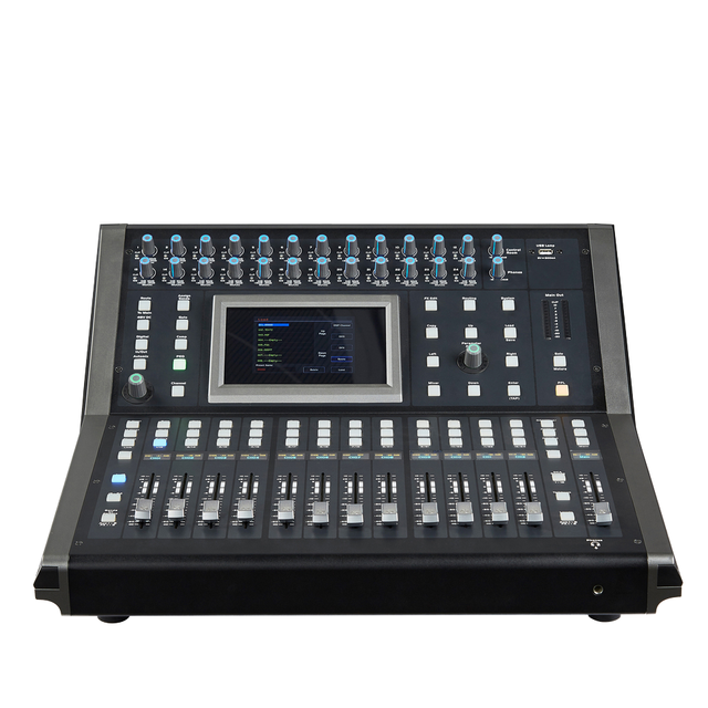 DM 24.80 High Quality 24-Channel Mixing Console Professional Audio Mixer XLR Outputs +48V Phantom Power Stereo/Mono DJ