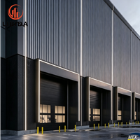 Edificio Prefabricado de Estructura de Acero, Almacén Refrigerado Aislado y Fábrica de Procesamiento Industrial, Taller de Metal Galvanizado