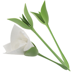 Flower Shape Napkin Holders Green Eco-Friendly For Party Table <b>Decorations</b> - Product Image 5