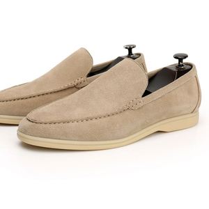 Chaussures habillées en daim pour hommes, à lacets, bout carré, respirantes, antidérapantes, légères, pour le bureau, la carrière, décontractées et polyvalentes, collection Printemps-Été - Product Image 6