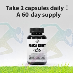 Complément de racine de maca - Soutient l'énergie, l'endurance, la concentration et l'humeur pour les femmes et les hommes, soutient la santé masculine, végétalien, sans OGM, sans gluten, OEM - Product Image 4