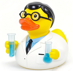 Figurines en vinyle de la série professionnelle : Canard, Policier, Tailleur, Astronaute en PVC avec LOGO imprimé – Idéal comme cadeau pour enfants - Product Image 1