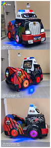 Mini-voiture d'attraction pour enfants en fibre de verre, manège à monnayeur avec jeu vidéo, garantie 1 an, pour aire de <span class=keywords><strong>jeux</strong></span> intérieure - Product Image 5