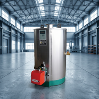 Chaudière à eau chaude verticale au gaz de 1400 kW, contrôle automatique industriel, haute efficacité thermique, faible encombrement