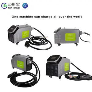 Exchanged Multiple Gun Dc Ccs 30KW OCPP Ev Portable Charger Electric Vehicle Charge Solar Portable Fast Home Ev Charging Station