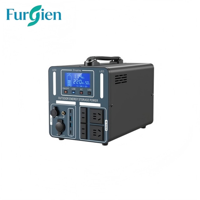 Portable 220V 1000W Pure Sine Wave MPPT Outdoor Power Station Large-Capacity Mobile Energy Storage for Emergency & Outdoor Use
