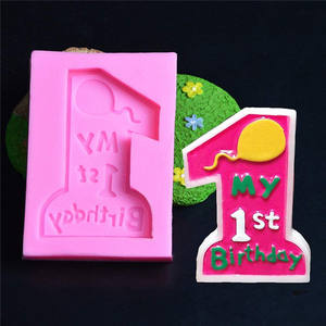 <span class=keywords><strong>Molde</strong></span> para hornear dulces <span class=keywords><strong>de</strong></span> Chocolate, Número 1, P0080, vela con números <span class=keywords><strong>de</strong></span> feliz cumpleaños, decoración para tartas - Product Image 3