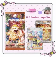 Boîte scellée Pokemond PTCG version chinoise 11.0, coffret cadeau de collection de cartes Fearless Crystal, édition originale