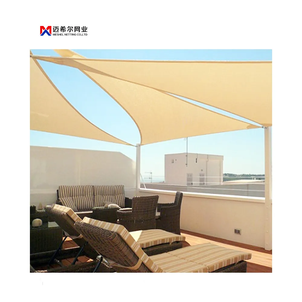 180gsm UV Bảo Vệ Dacron Sail Vải Bóng Râm Vải Hdpe Vải Sun Shade Sail