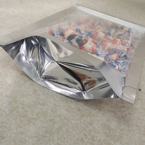 Sac d'emballage à fermeture éclair autoportant en VMPET transparent à l'avant et à l'arrière, très vendu, pour céréales diverses - Product Image 6