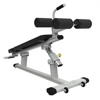 Banc abdominal réglable pliable pour exercices de sit-up et de push-up, idéal pour les salles de sport commerciales