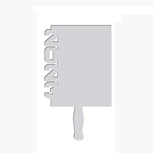 2023 MDF Thăng Hoa Trống Người Hâm Mộ Tay Giữ Bảng Điều Khiển Ảnh Và Tốt Nghiệp Mái Chèo Người Hâm Mộ UV In Bàn Trang Trí Quà Tặng Tốt Nghiệp - Product Image 3