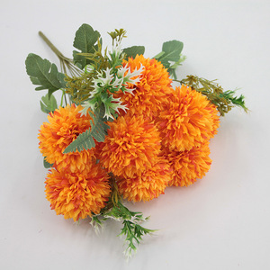 Ramo de Crisantemos Artificiales Jessie de 48 cm, Flor de Seda para Decoración de Bodas y Hogar - Product Image 4