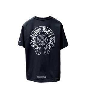 Camiseta Chrome Hearts con Estampado de Cruz de Herradura, Oversize, de Algodón, Manga Corta, Estilo Hip Hop, Casual, para Hombre y Mujer, Top de Verano - Product Image 1