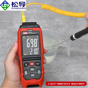 Termômetro Termopar Tipo K TA612C com Sonda, Alta Precisão, Portátil, Display de Bateria, OEM, IP63, 1 Ano de Garantia - Product Image 4