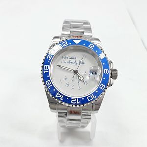 Trendy 40MM <b>Watch</b> <b>Case</b> Fit NH35 Automatic Movement Sapphire Glass Waterproof Business Casual Men <b>Watch</b> - Product Image 1