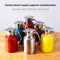 Bouilloire électrique classique de 1,6 L pour usage domestique, intérieur poli miroir, en acier inoxydable, avec sifflet
