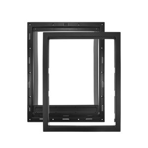 Pintu hewan peliharaan anjing besar PVC Modern dengan tutup pintu hewan peliharaan sedang hingga ukuran besar masuk anjing dan keluar pintu anjing bergaya - Product Image 4