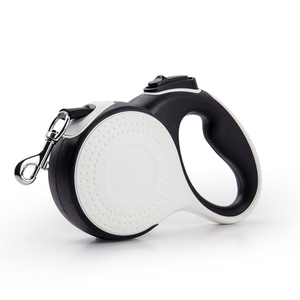 Correa de perro retráctil automática ajustable con logotipo personalizado con luz de flash LED brillante, dispensador de soporte para bolsa de caca, correa de plomo para mascotas - Product Image 2