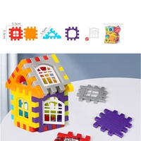 Nuevo Juguete de Construcción de Bloques de Gran Tamaño con Forma de Casa, Juguete de Rompecabezas de Educación Temprana para Jardín de Infancia, Bloques de Construcción