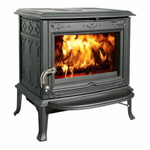 Poêle en fonte intérieur feu véritable Cheminée sur pied Poêle à <span class=keywords><strong>bois</strong></span> - Product Image 4