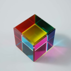 Ornement en cristal dichroïque changeant de couleur, fusion de couleurs <span class=keywords><strong>CMY</strong></span>, artisanat en verre pour la décoration de la maison, accessoire de photographie, cadeau créatif - Product Image 3
