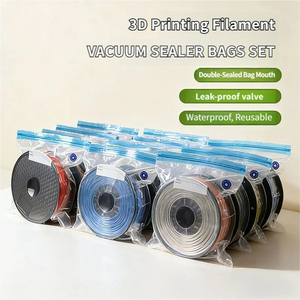 3D Printer Filament <b>Vacuum</b> Bag Storage Kit 10bags 1 Electric <b>Pump</b> Keep Dry - Product Image 2