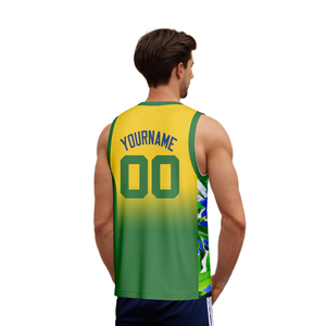 <span class=keywords><strong>Camiseta</strong></span> <span class=keywords><strong>de</strong></span> <span class=keywords><strong>Baloncesto</strong></span> <span class=keywords><strong>de</strong></span> Secado Rápido, Talla Grande, con Estampado por Transferencia <span class=keywords><strong>de</strong></span> Calor, Transpirable, con Color Degradado Personalizado, 100% Poliéster - Product Image 5