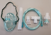 Ensemble de masque de nébuliseur Tube ondulé CE ISO Kit de nébuliseur Embouchure