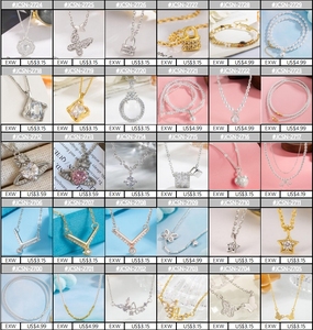 Collier argent 925 femmes juego de aretes y collier de plata <span class=keywords><strong>ley</strong></span> 925 cadena fiesta multicolore collier chaîne en argent sterling - Product Image 2