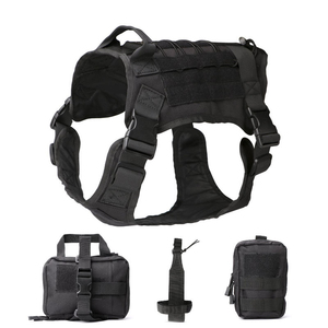 Personalized Outdoor Nylon Tactical Designer Training Pet Dog Vest Strap Harness - Product Image 3