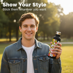 Customised hazard warning stickers for production equipment; printing of waterproof durable and strong-adhesive warning stickers - Product Image 5