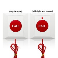 Bouton d'urgence blanc de type 86, bouton de commutation d'appel d'urgence SOS à cordon de traction monté en surface pour les personnes âgées, modèles W7/W8
